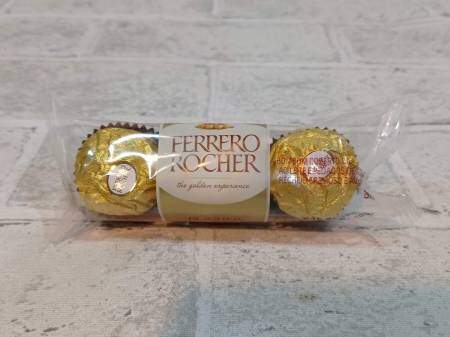 CHOCOLATE FERRERO ROCHER FERRERO 3 UNIDADES